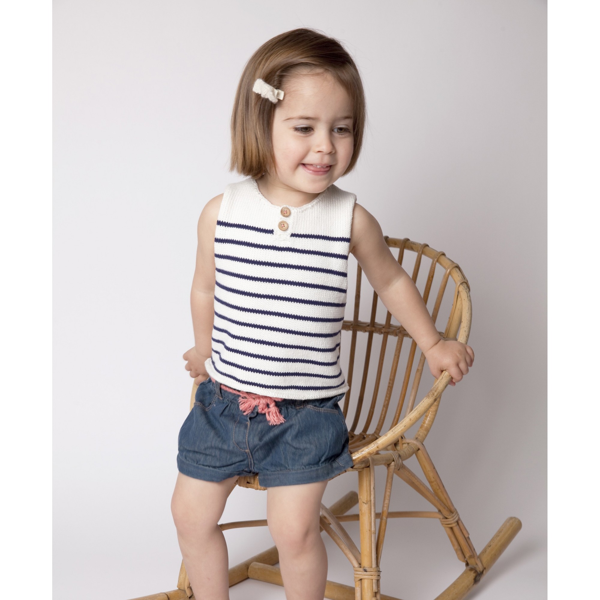 tricot debardeur enfant