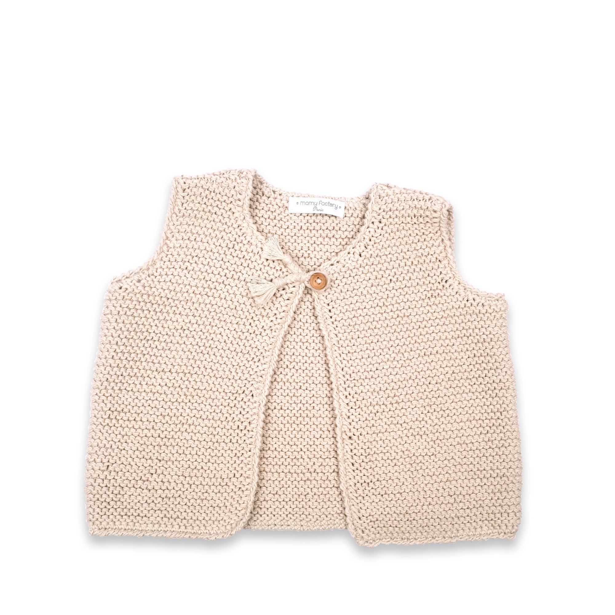 Tricoter un gilet sans manches pour bebe