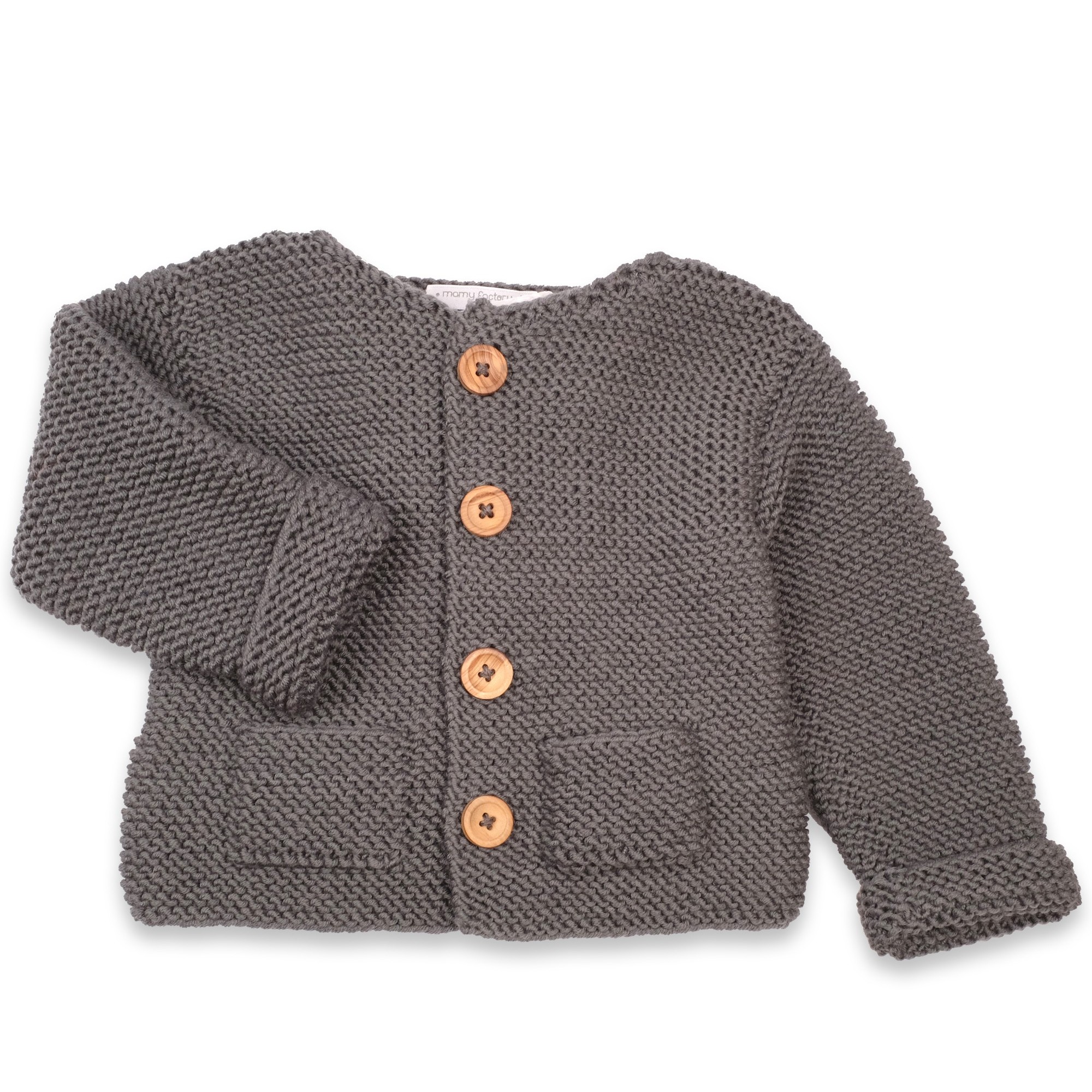 Baby boy grey knitted cardigan Clearance
