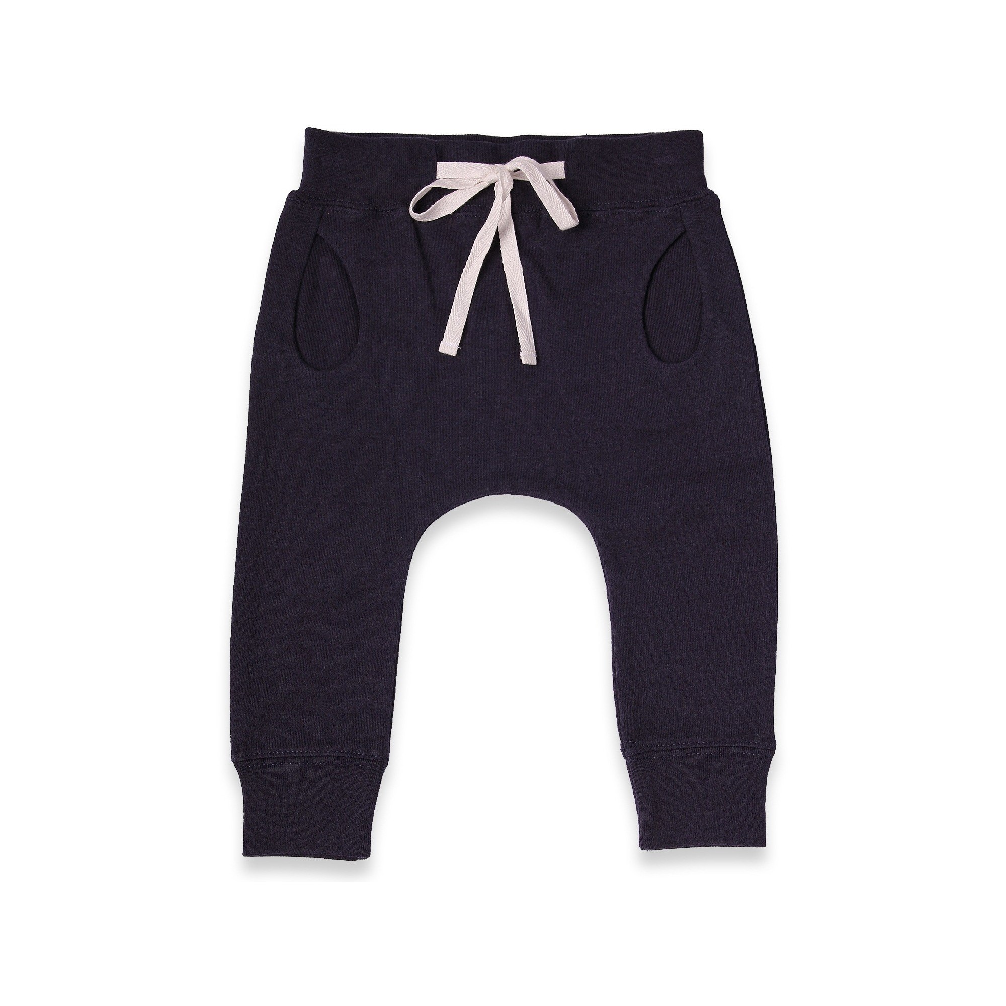 Cotton collection Navy blue jogging pants for babies & toddler