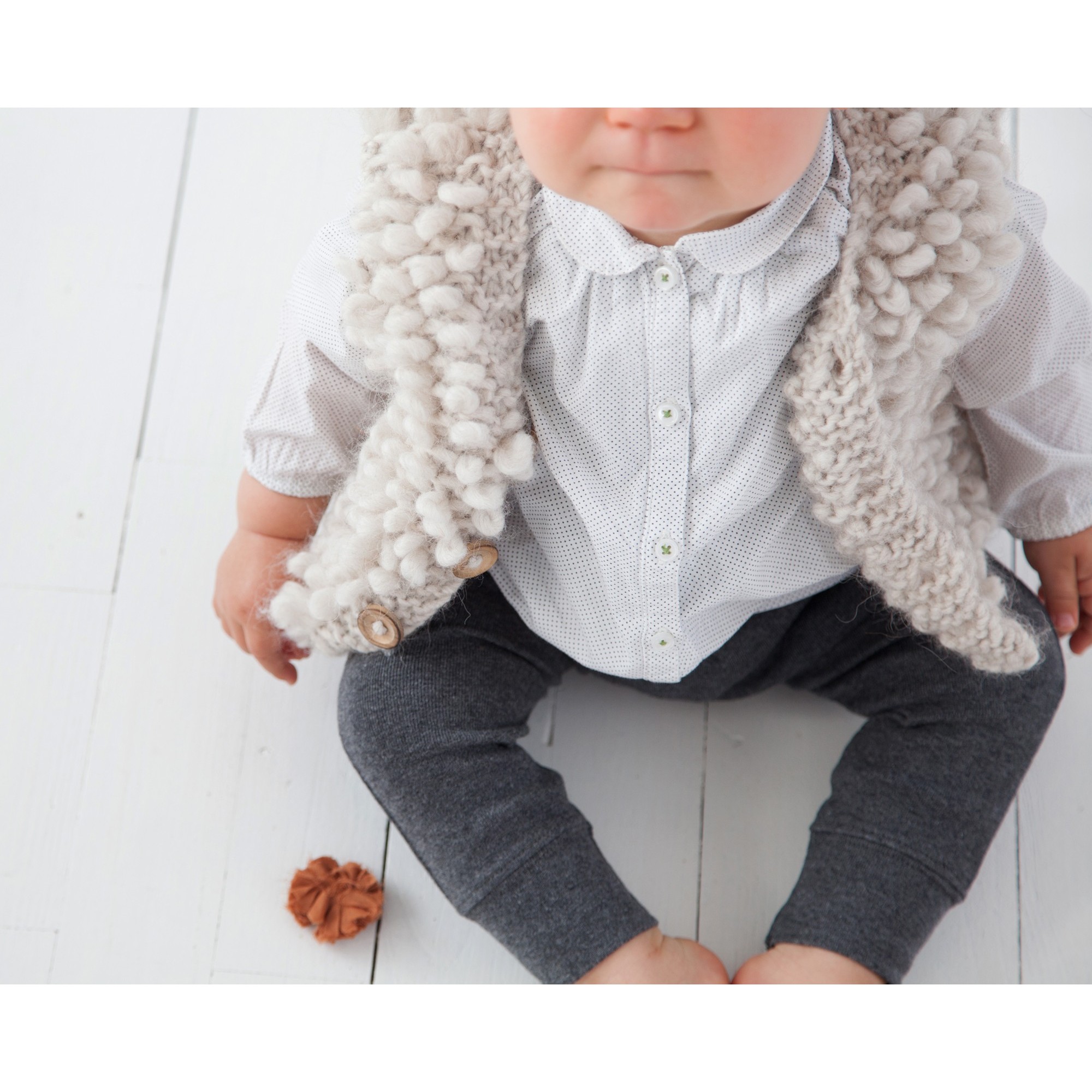 gilet en laine pour bebe