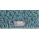 Baby peruvian cap knitted in moss stitch made from wool and alpaca - Petrol blue - Back