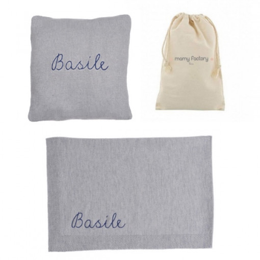 Coffret Coussin + Couverture personnalisables