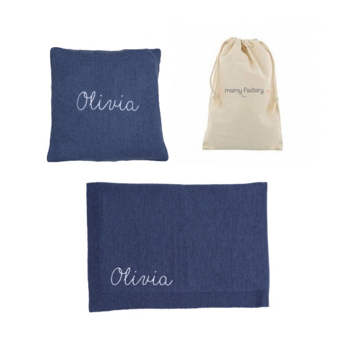 Coffret Coussin + Couverture personnalisables