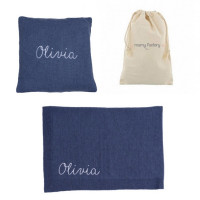 Coffret Coussin + Couverture personnalisables