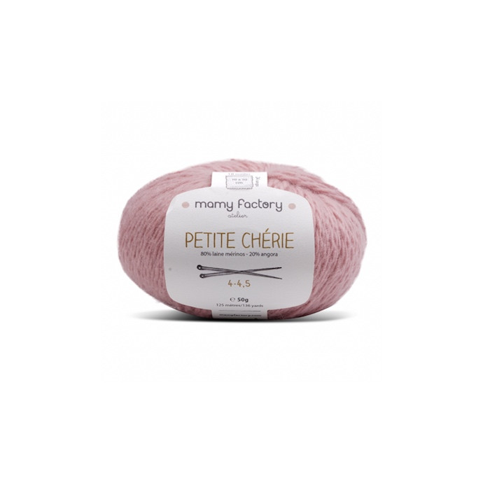 Pelote de laine Petite Chérie - VIEUX ROSE