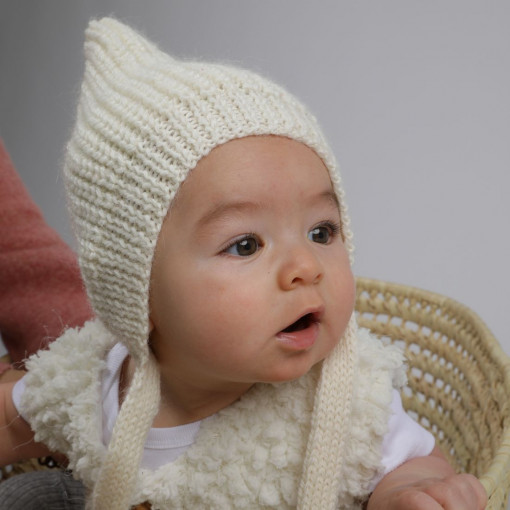 Retrouvez ce modèle dans le livre Mamy Factory "Petits tricots pour bébé" aux éditions Marie-Claire