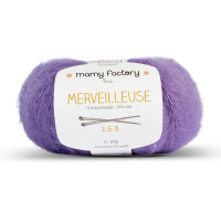 Pelote de laine Merveilleuse - MAUVE