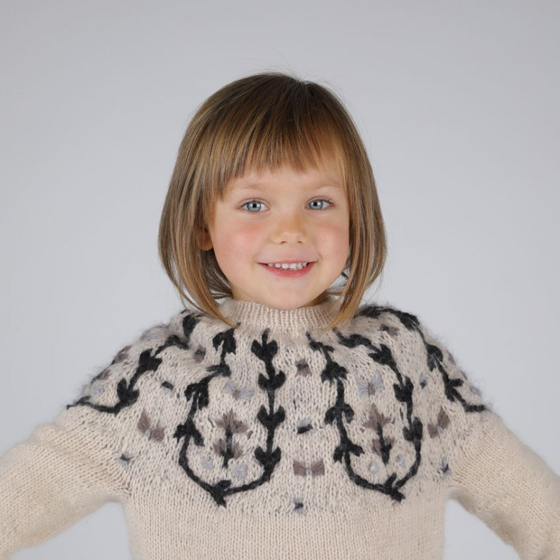 Modele tricot PDF - Pull Bucolique pour enfants