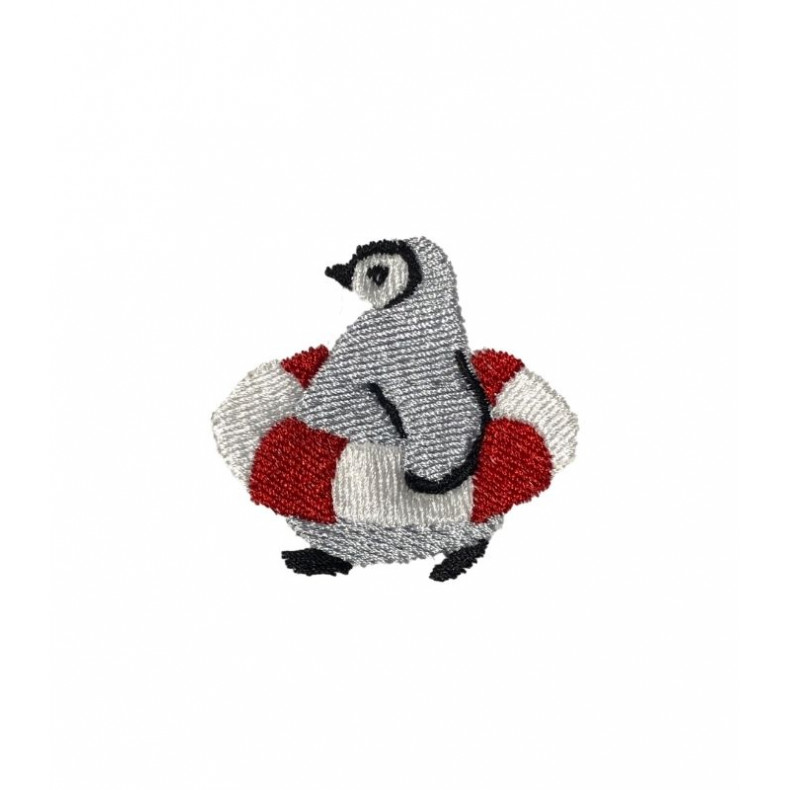 Body brodé pingouin - coton bio