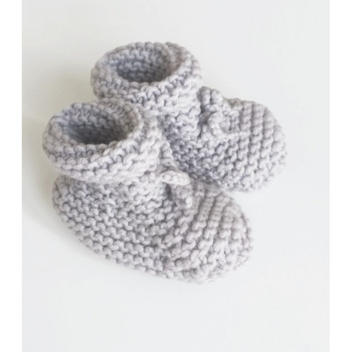 Modèle tricot PDF - Chaussons Alix