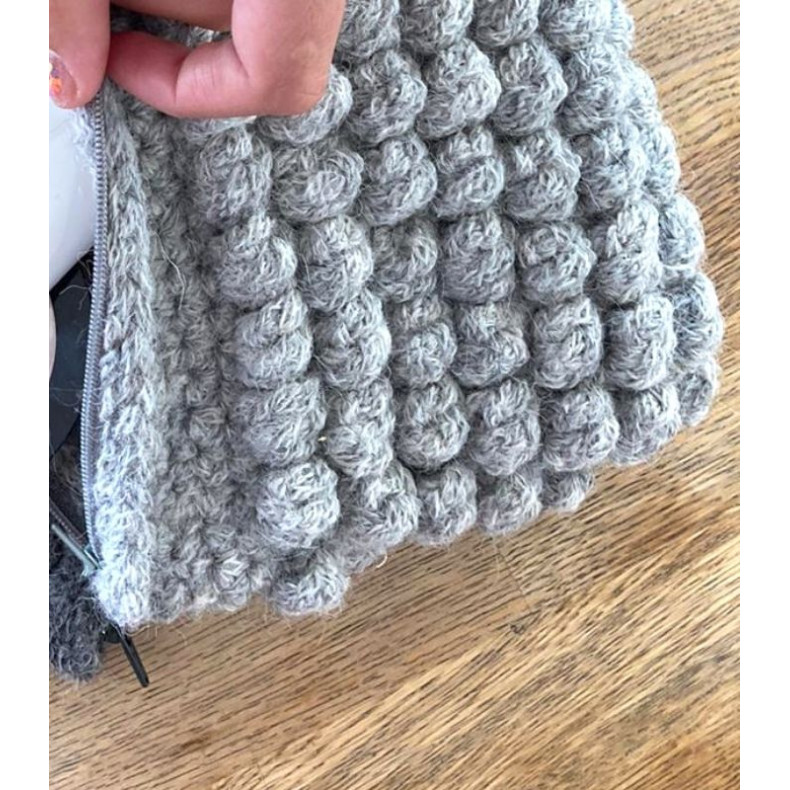 Modèle tricot PDF -  Pochette Aglaé