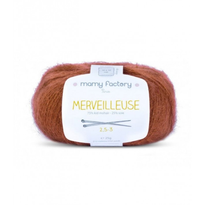 Pelote de laine Merveilleuse - NOISETTE