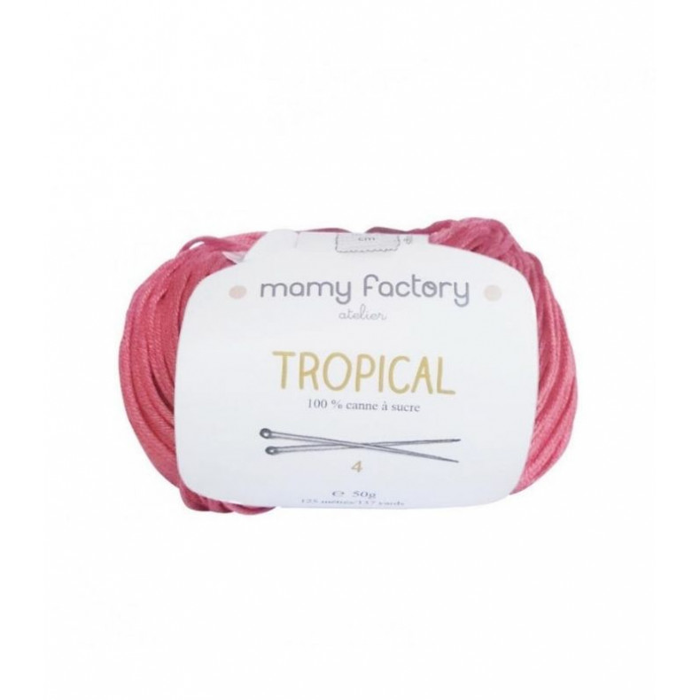 Pelote de laine Tropical  - ROSE MAGENTA