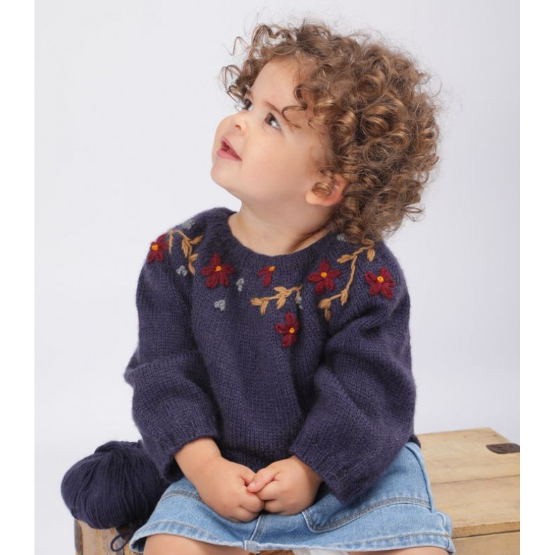 Pattern in French Eugène sweater
