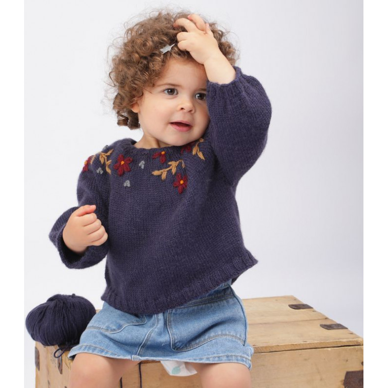 Pattern in French Eugène sweater