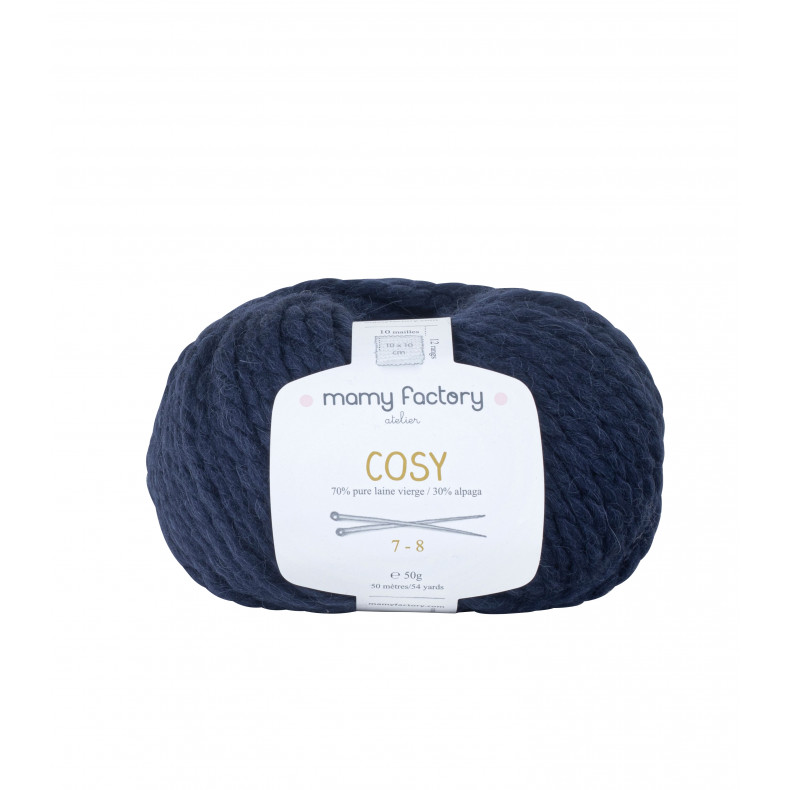 Pelote de laine Cosy - MARINE