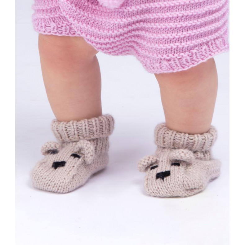 Modele tricot PDF - Chaussons Alfred