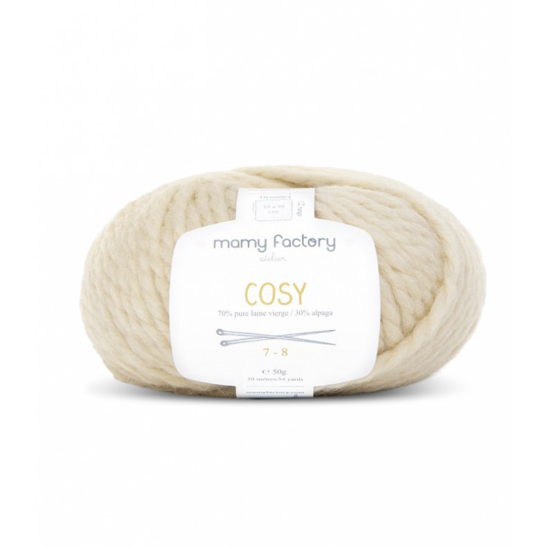 Pelote de laine Cosy - BEIGE