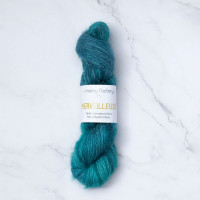 Écheveau de laine Merveilleuse - Teint à la main - BLEU
