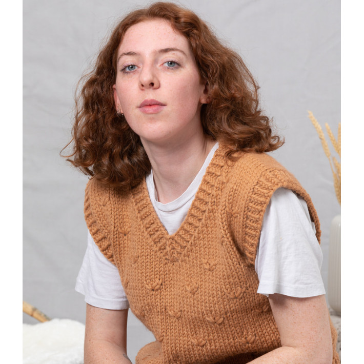 Knitting Pattern -  Sarah slipover jumper