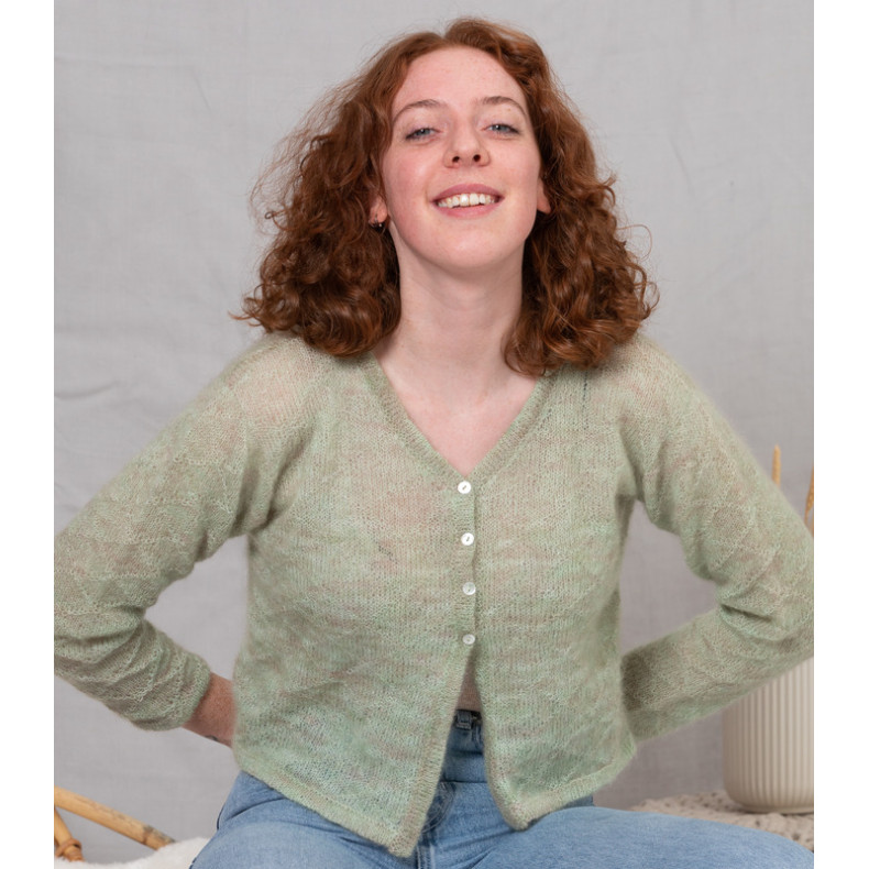 Modèle tricot PDF - Gilet Constance