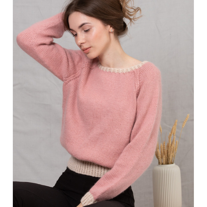Modèle tricot PDF - Pull Olivia