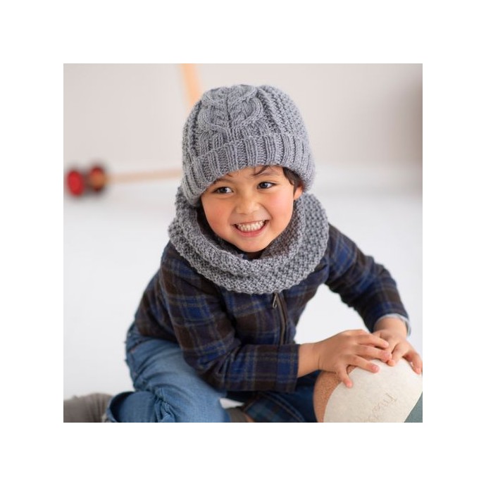 Modele tricot PDF - snood Lucas