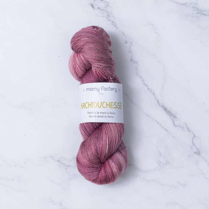 Archiduchesse Hand dyed - Burgundy