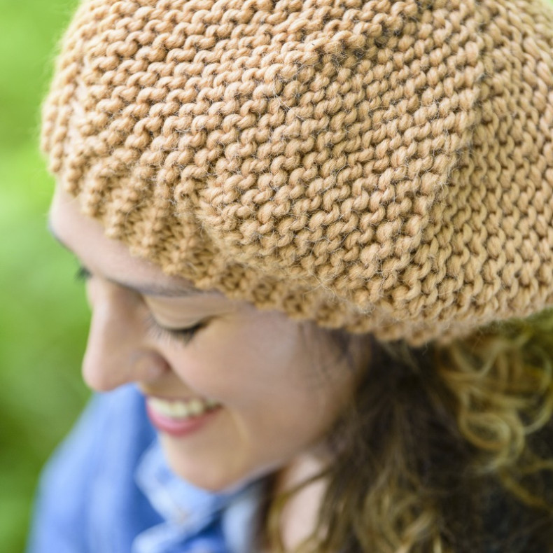 Modèle tricot PDF - Beret Garance