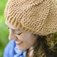 Modèle tricot PDF - Beret Garance