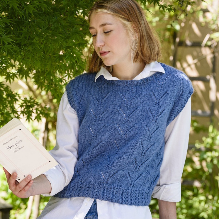 Knitting Pattern -  Isabella slipover jumper