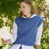 Modèle tricot PDF - Pull Débardeur Isabella