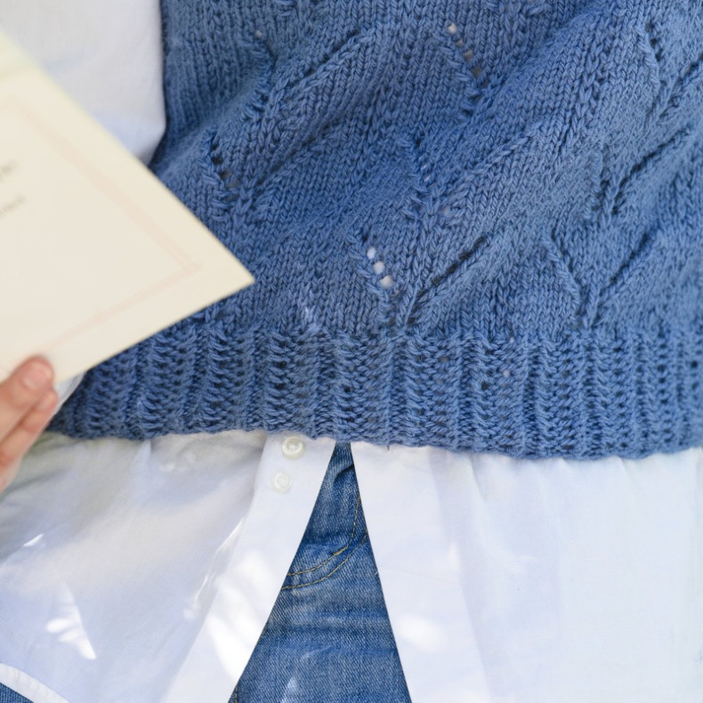 Modèle tricot PDF - Pull Débardeur Isabella
