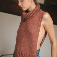 Knitting Pattern -  Sarah slipover jumper