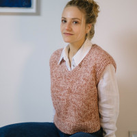 Knitting Pattern -  Sarah slipover jumper