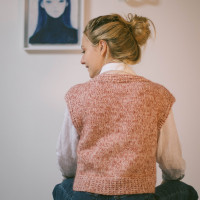 Knitting Pattern -  Sarah slipover jumper