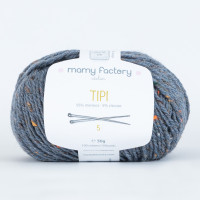 Pelote de laine Tipi - BLEU GRIS