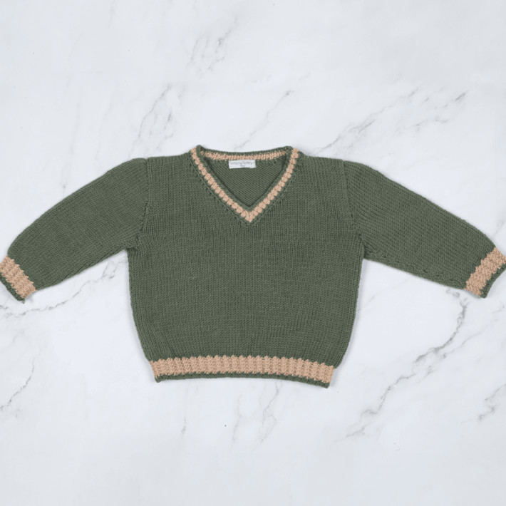 Modèle tricot PDF -  Pull Alban