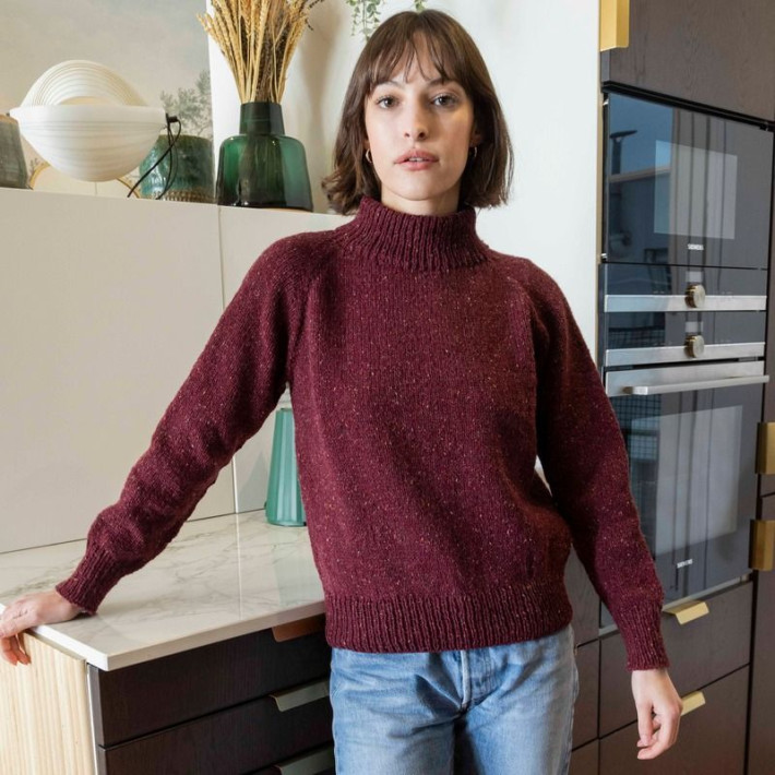 Modèle tricot PDF - Pull Dominique