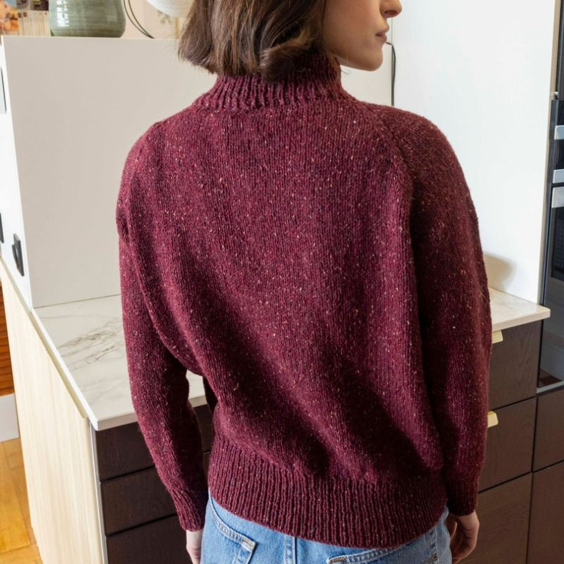 Modèle tricot PDF - Pull Dominique