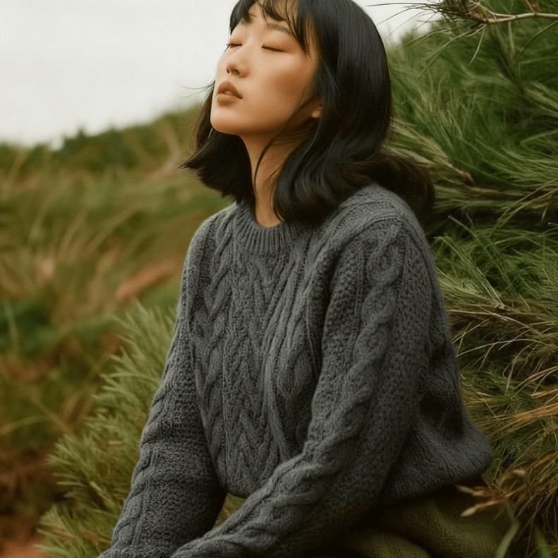 Modèle tricot PDF - Pull Ines