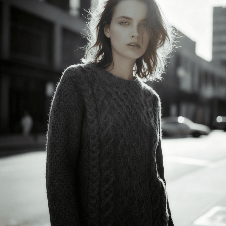 Modèle tricot PDF - Pull Ines