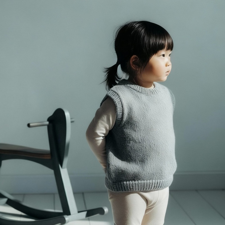 Modèle tricot PDF - Débardeur Nathan