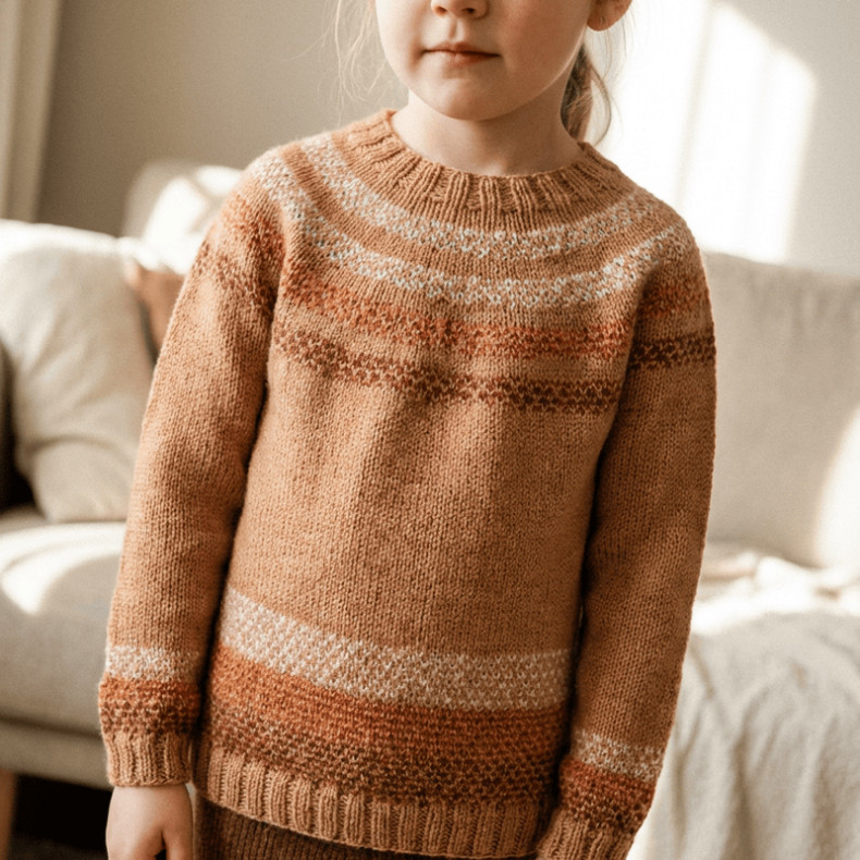 Modèle tricot PDF - Pull Sacha