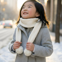 Echarpe Emile pour bébé - coloris écru