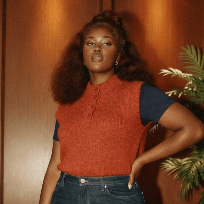 Knitting Pattern -  Armelle slipover jumper