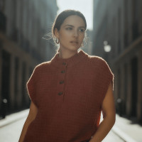 Modèle tricot PDF - Pull Débardeur Armelle