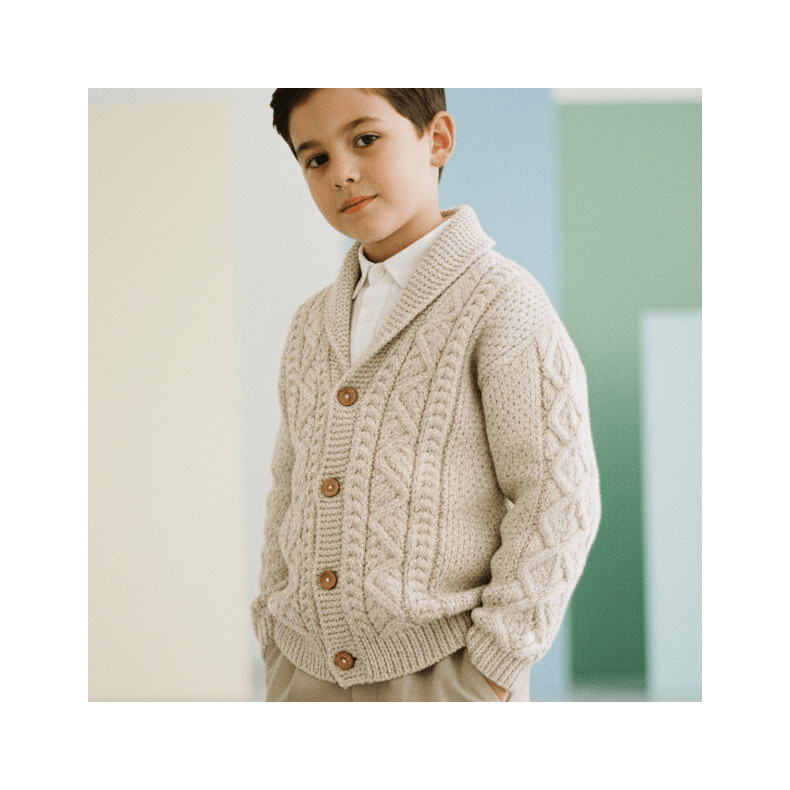 French PDF Pattern - Antin Cardigan