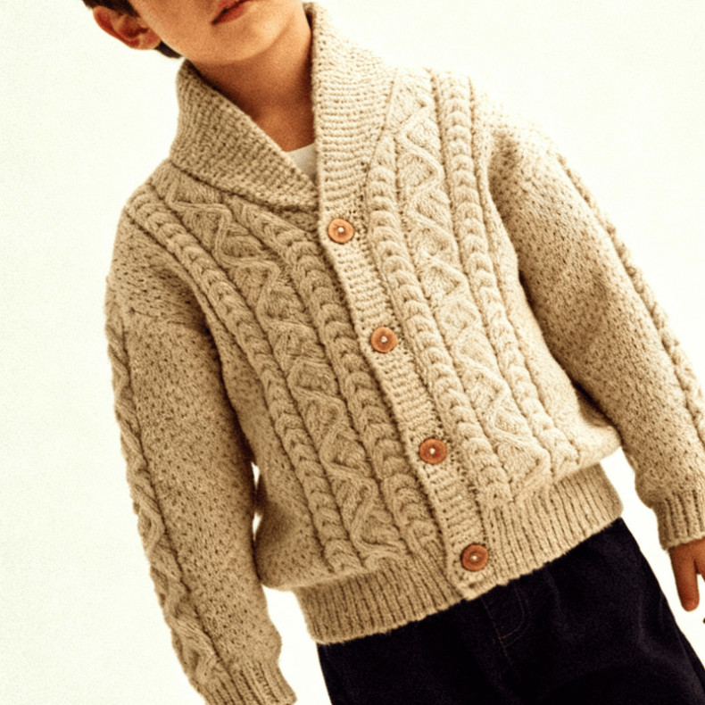 Modèle tricot PDF - Gilet Antin